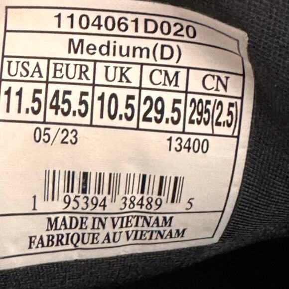 Brooks Ghost Max Mens 11.5 Shoes Running 1104061D020 Black Sneaker Gym Athletic - Picture 10 of 15